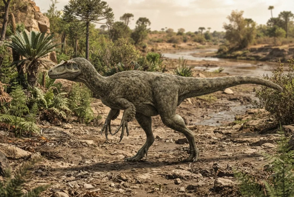 Vitakrisaurus, tehisaru joonistatud