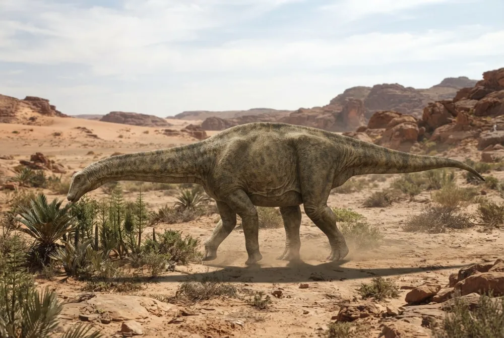 AI-made picture of Vulcanodon