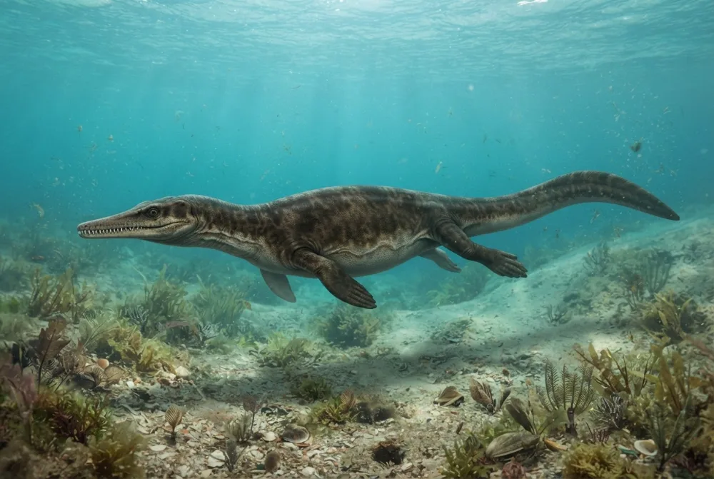 AI-made picture of Wumengosaurus
