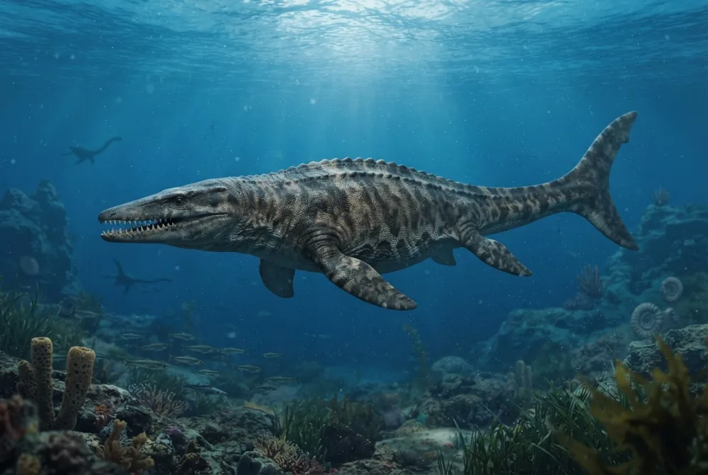 Xenodens, tehisaru joonistatud