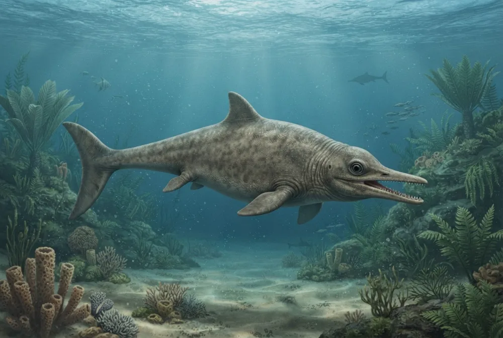 AI-made picture of Xinminosaurus