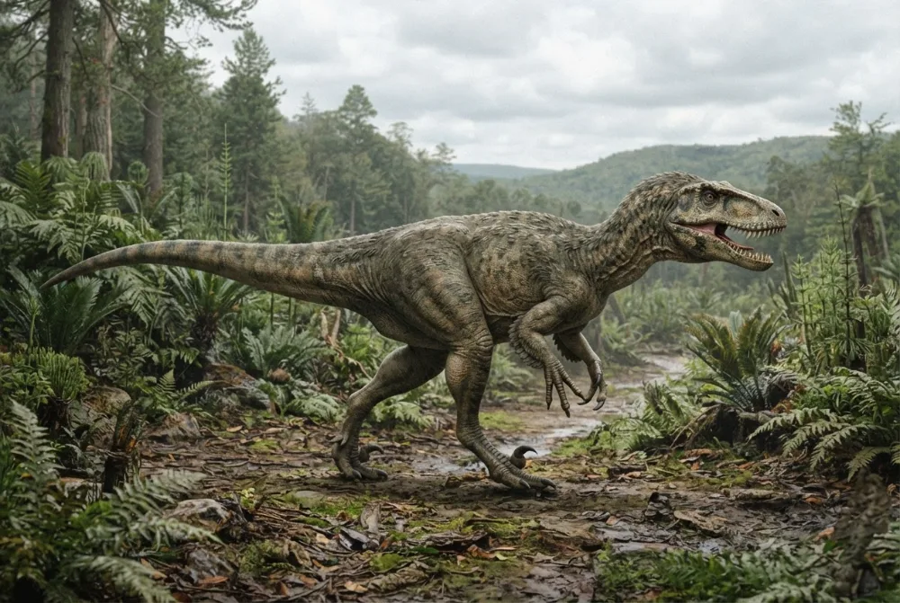 Xuanhanosaurus, tehisaru joonistatud
