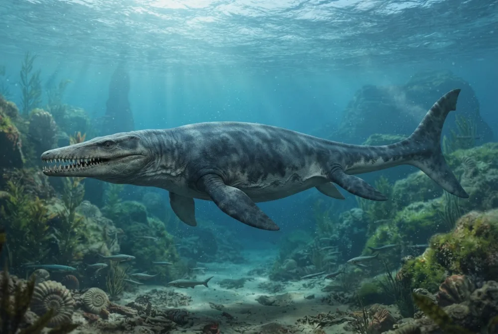Yaguarasaurus, tehisaru joonistatud