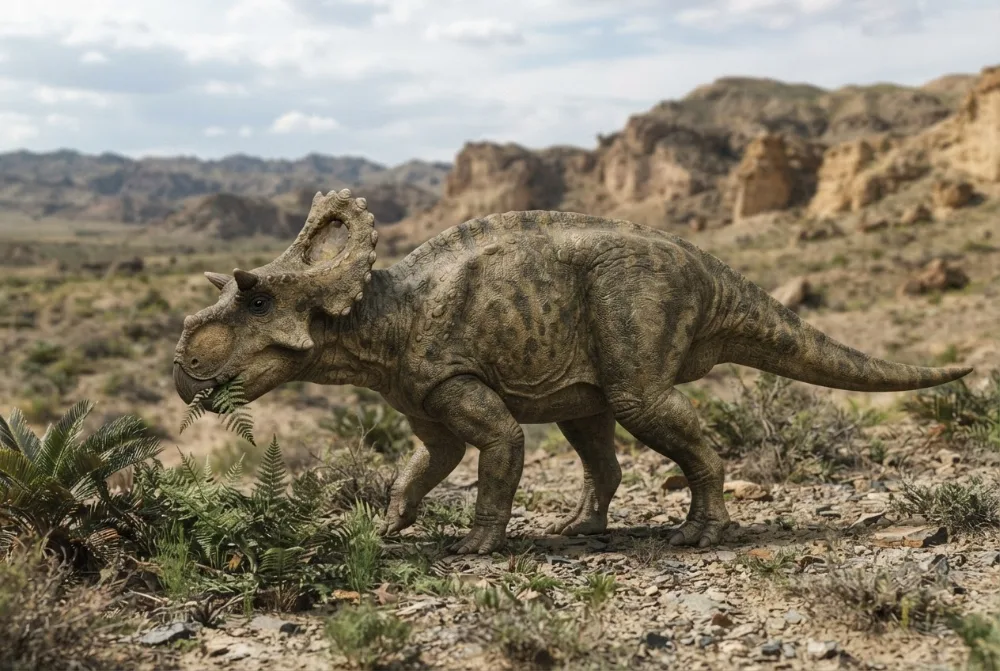 Yamaceratops, tehisaru joonistatud