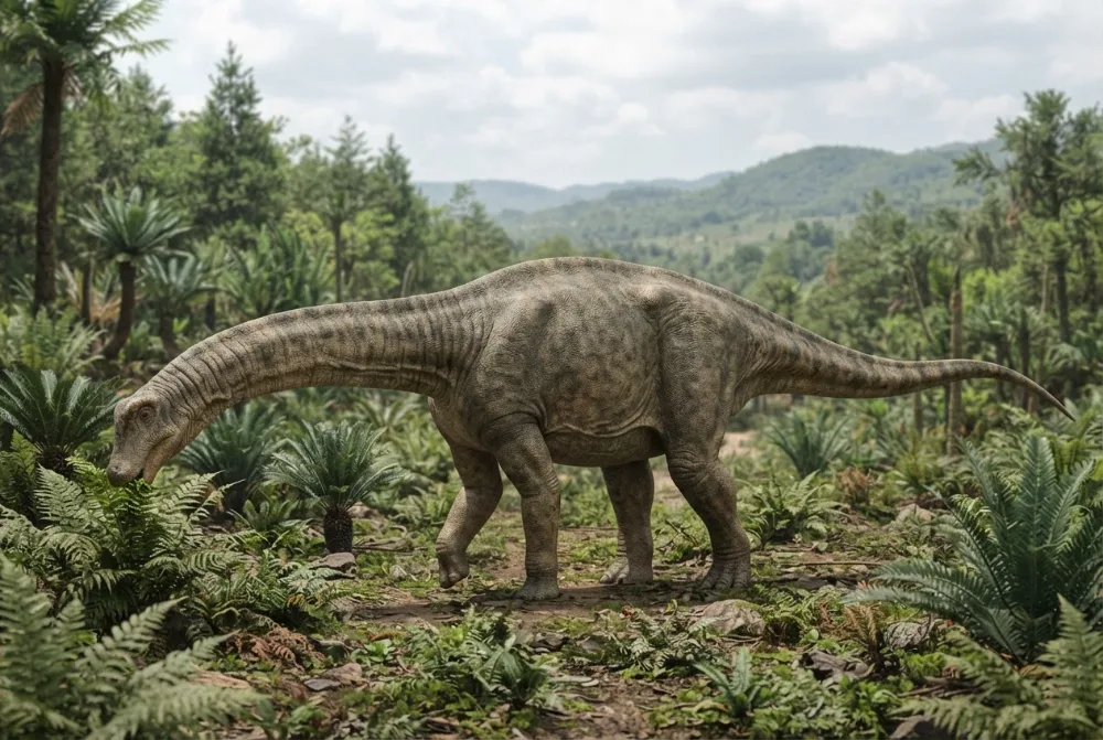 AI-made picture of Yizhousaurus