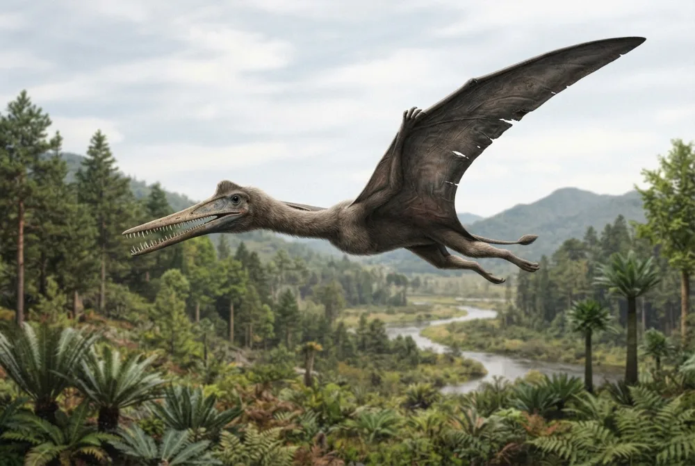 AI-made picture of Zhenyuanopterus